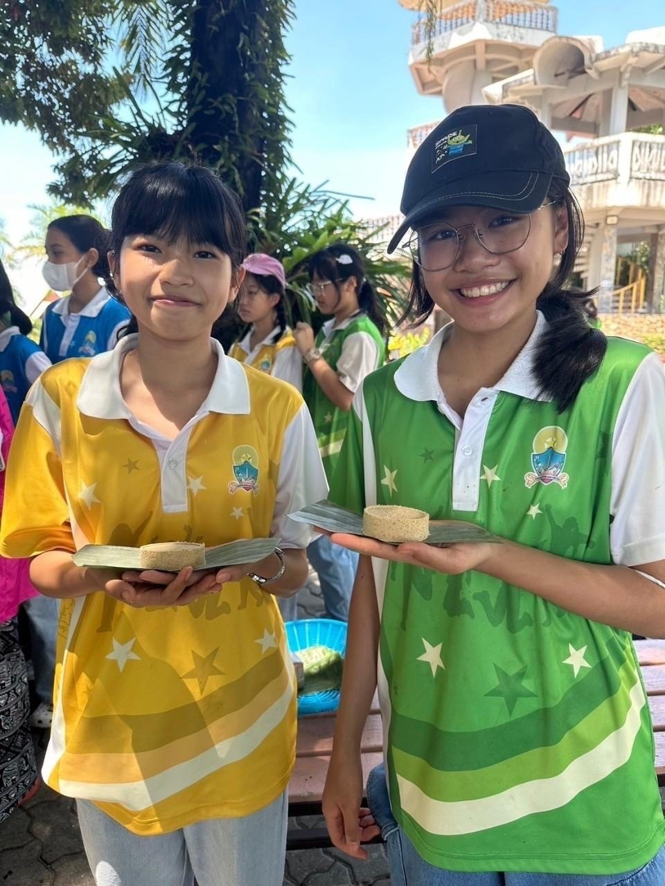 ฐานกิจกรรมทำขนมก้อ